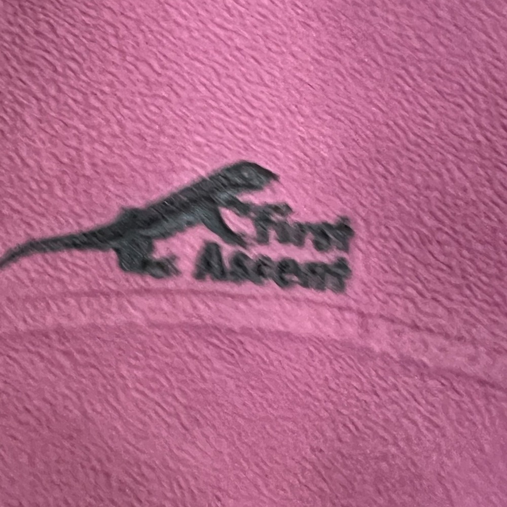 First Ascent Women's Firestorm Micro Fleece Vest Pink Full Zip Outdoor - Medium - Picture 4 of 7